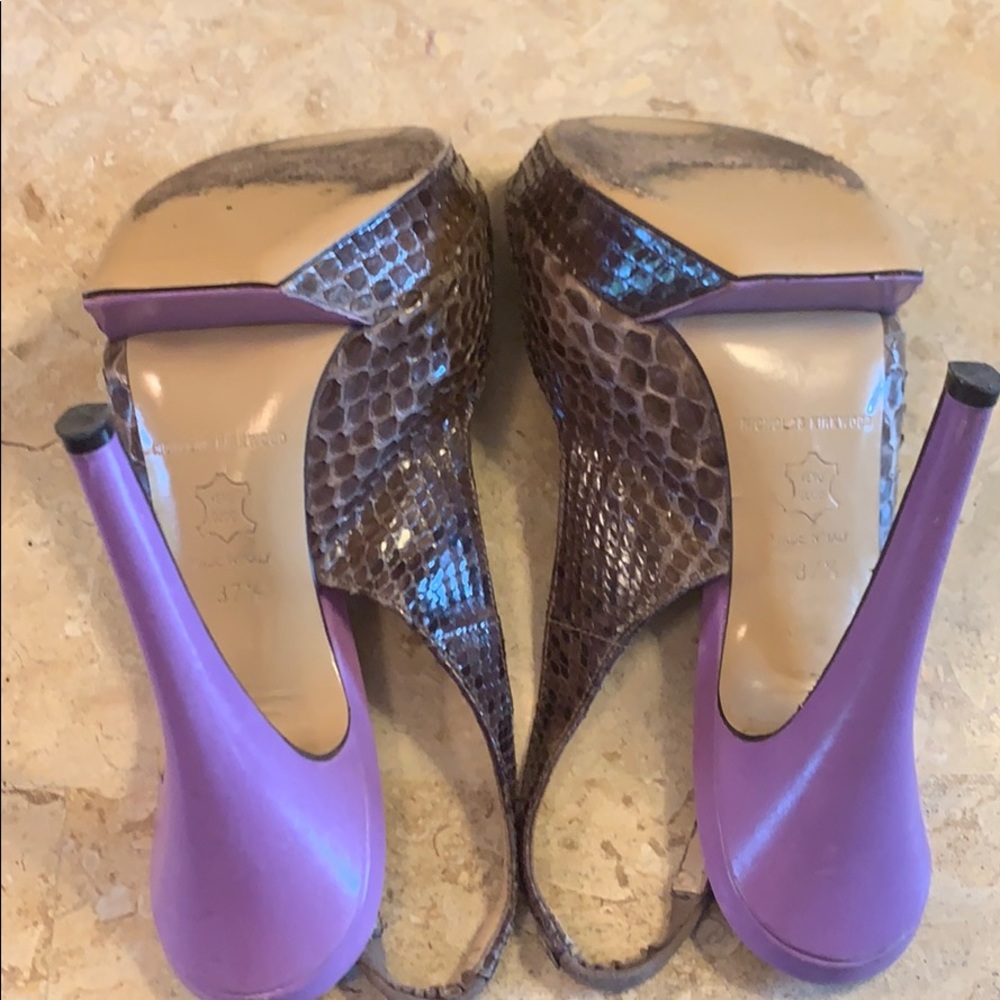 Gorgeous Nicholas Kirkwood Python Heels - image 5